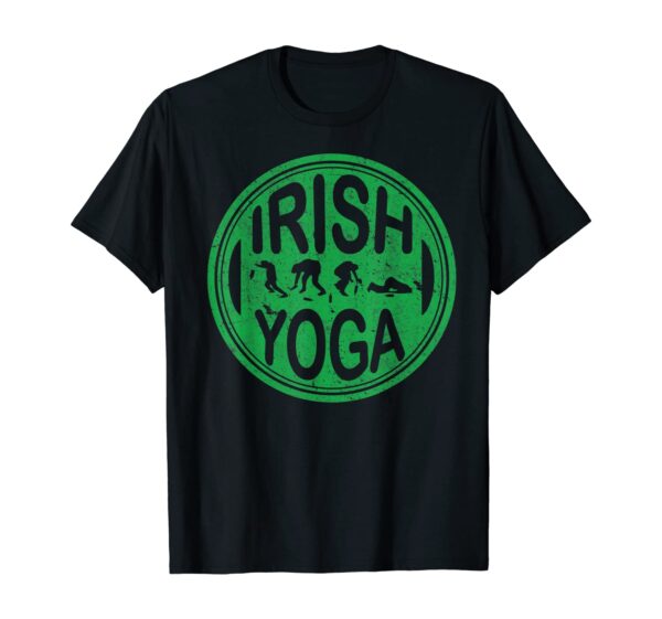 Funny Sarcastic Irish Yoga St Patty's Day Drinking