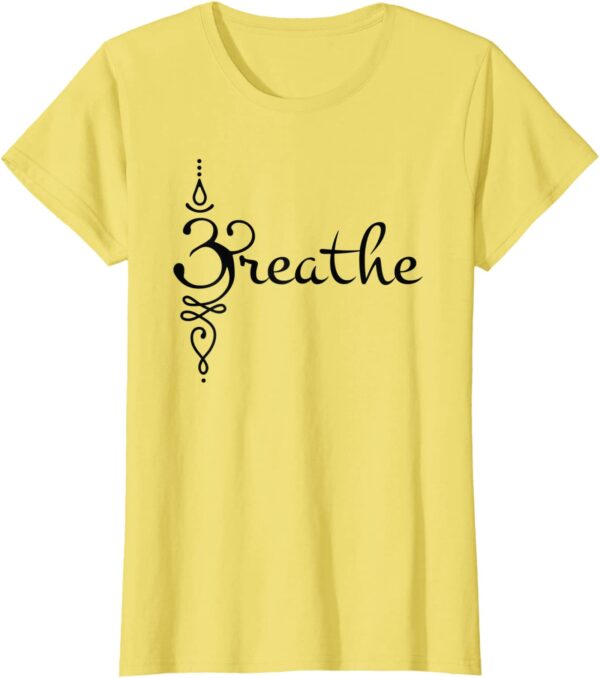 Sanskrit Breath Symbol Zen Yoga Meditation T-Shirt