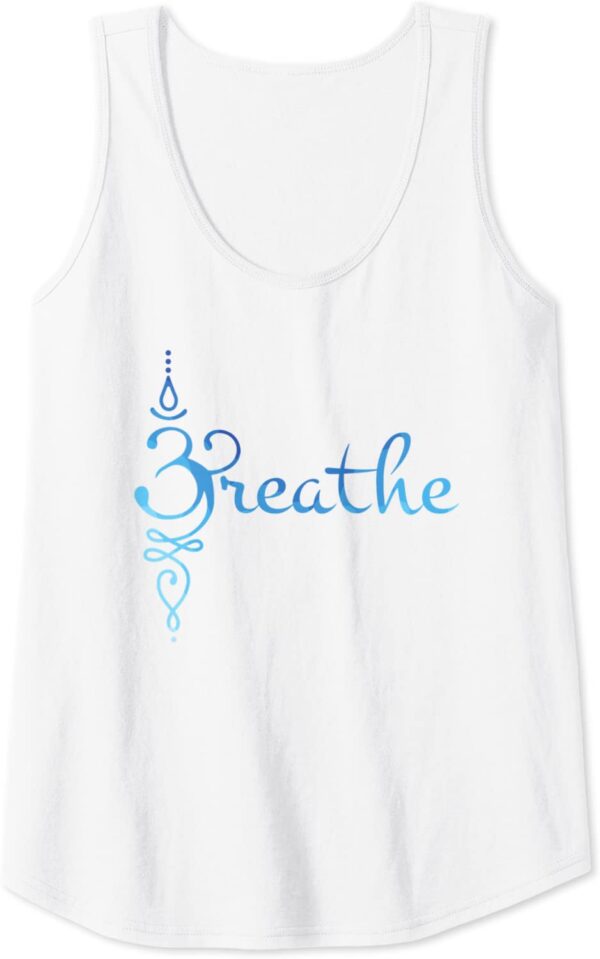 Sanskrit Breath Symbol Zen Yoga Meditation Tank Top