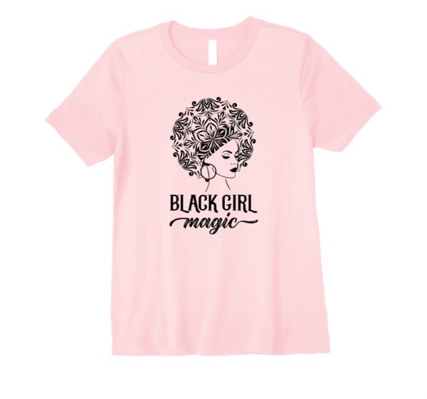 Zen Afro Yoga Mandala Black Girl Magic BLM Inspired Art Premium T-Shirt