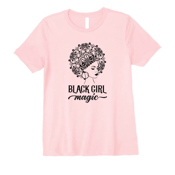 Zen Afro Yoga Mandala Black Girl Magic BLM Inspired Art Premium T-Shirt