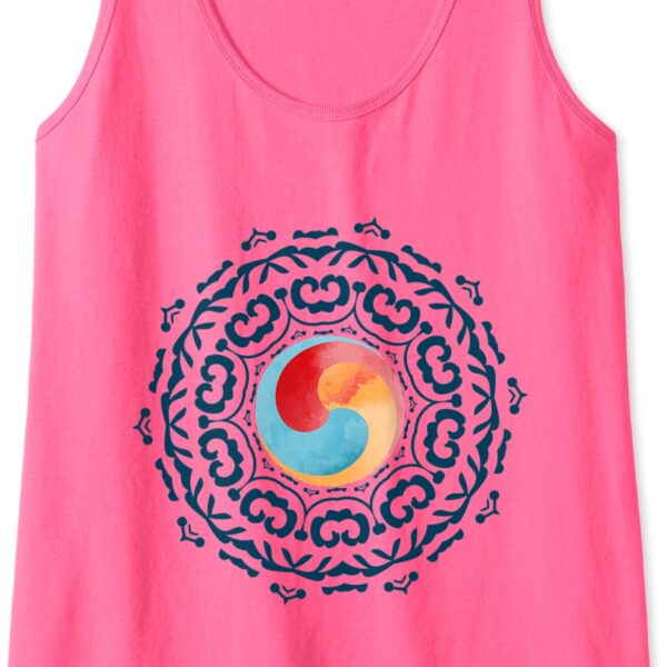 Zen Gankyil Symbol Wheel of Joy Bon Tibeten Buddhist Tank Top