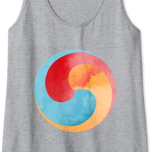 Zen Gankyil Symbol Wheel of Joy Bon Tibeten Buddhist Tank Top