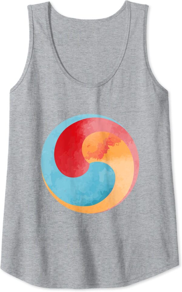 Zen Gankyil Symbol Wheel of Joy Bon Tibeten Buddhist Tank Top