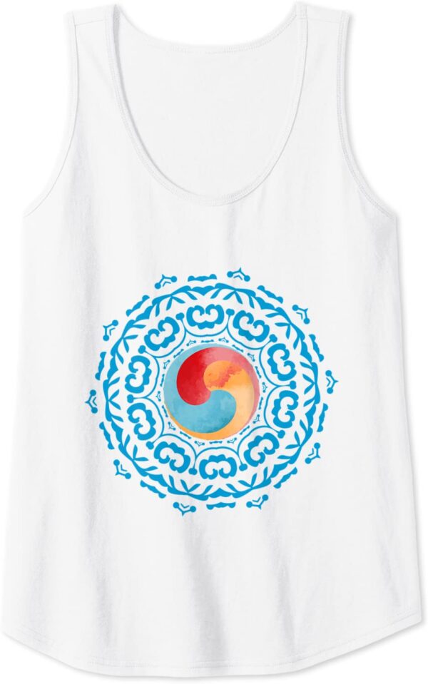 Zen Gankyil Symbol Wheel of Joy Bon Tibeten Buddhist Tank Top