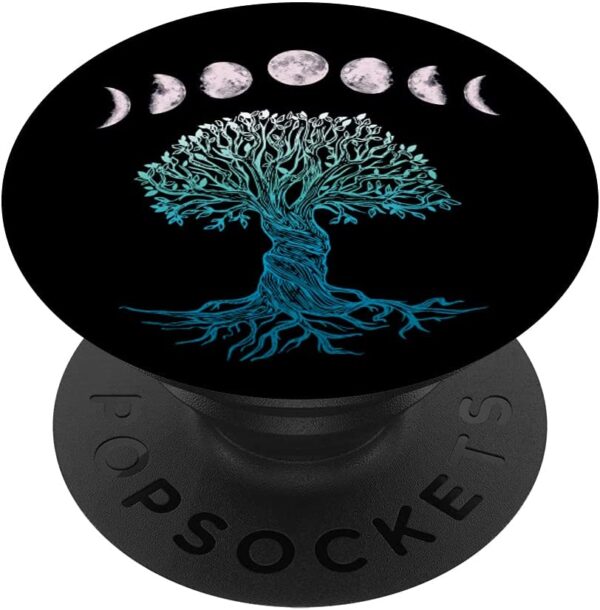 Zen Celtic Tree of Life Moon Phases Yggdrasil Viking PopSockets Swappable PopGrip