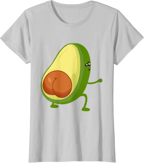 Funny Avocado Butt Squating Glute Workout Cute & Sexy T-Shirt